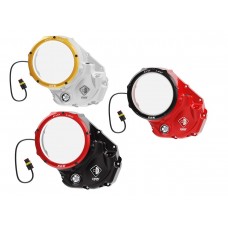 DBK Special Parts (Ducabike) EVO LED Clear Wet Clutch Cover for most Wet Clutch Ducati's